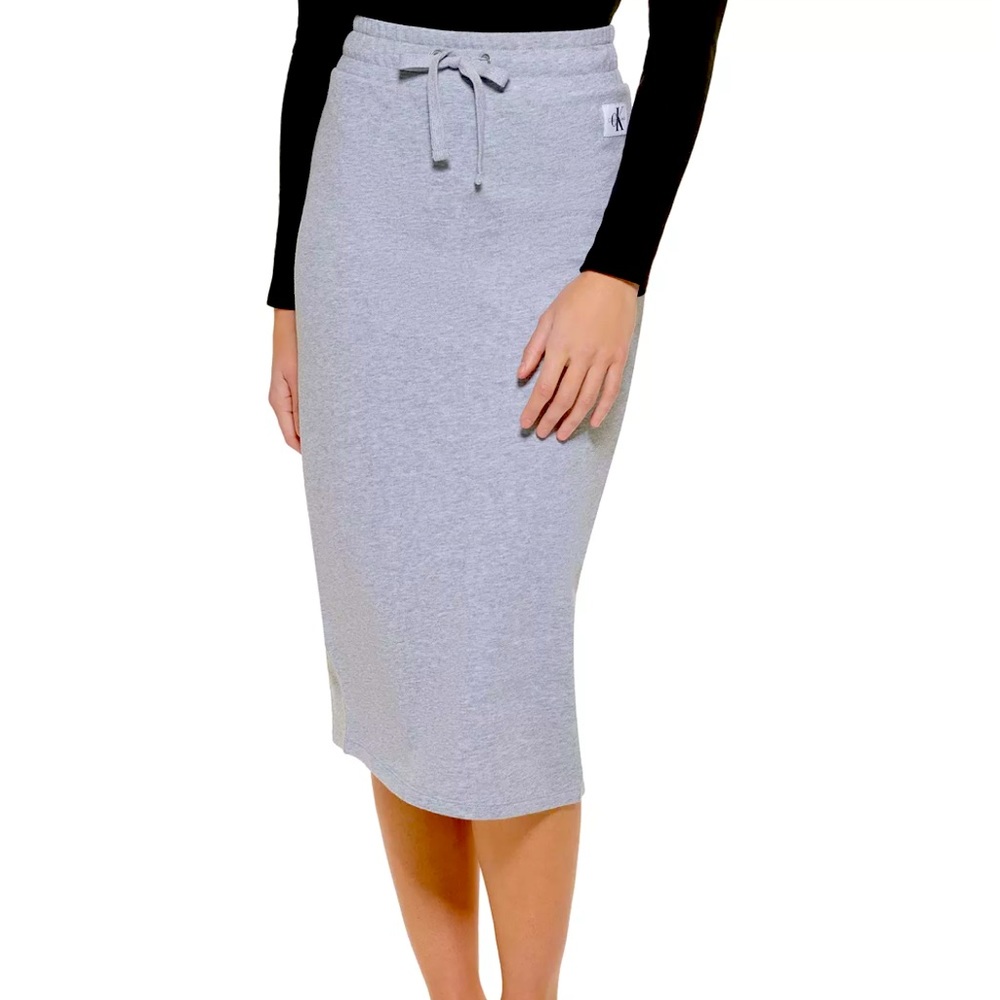 Calvin Klein Drawstring Sweat Skirt, Size XS (NWT)